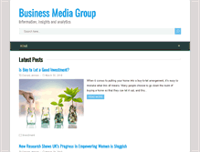 Tablet Screenshot of businessmediagroup.co.uk